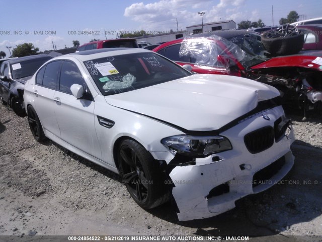 WBSFV9C57ED594120 - 2014 BMW M5 WHITE photo 1