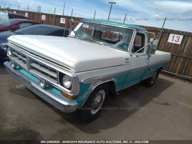 F25HKK25326 - 1971 FORD RANGER TEAL photo 2