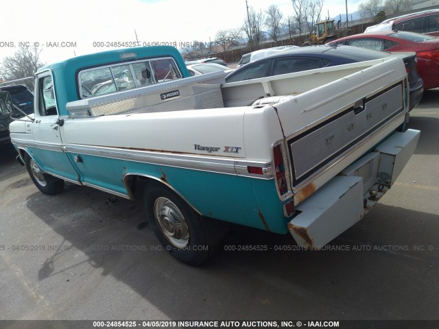 F25HKK25326 - 1971 FORD RANGER TEAL photo 3