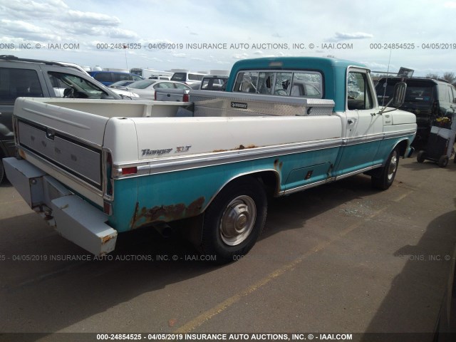 F25HKK25326 - 1971 FORD RANGER TEAL photo 4