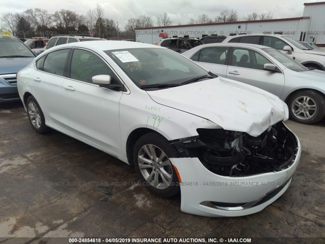 1C3CCCAB0FN572238 - 2015 CHRYSLER 200 LIMITED WHITE photo 1