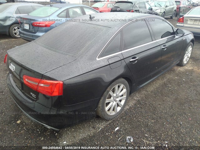 WAUHGAFC2DN093485 - 2013 AUDI A6 PRESTIGE BLACK photo 4