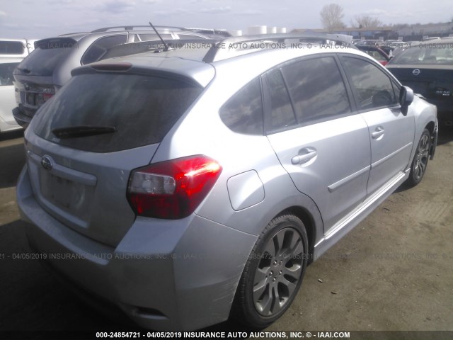 JF1GPAL65CG244745 - 2012 SUBARU IMPREZA SPORT PREMIUM SILVER photo 4