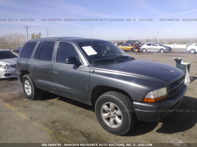 1D4HR38N93F576362 - 2003 DODGE DURANGO SPORT GRAY photo 1