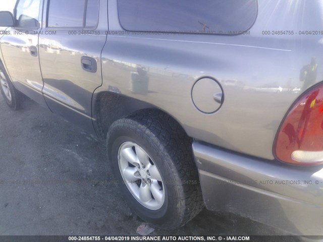 1D4HR38N93F576362 - 2003 DODGE DURANGO SPORT GRAY photo 6