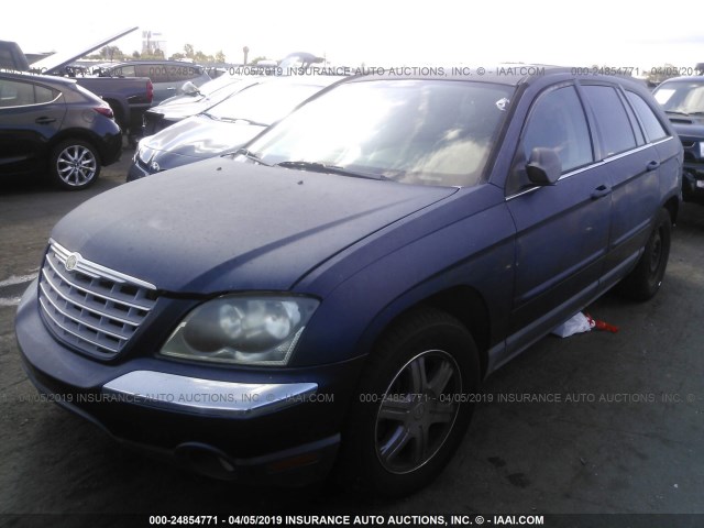 2C4GM68475R324069 - 2005 CHRYSLER PACIFICA TOURING BLUE photo 2