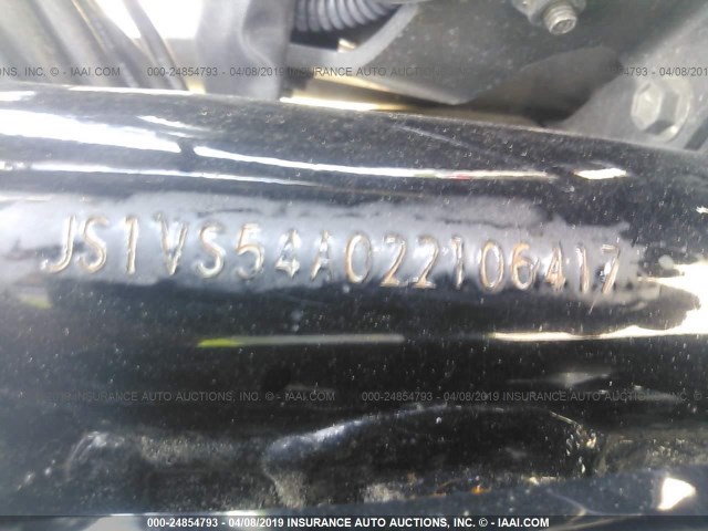 JS1VS54A022106417 - 2002 SUZUKI VL800 GRAY photo 10