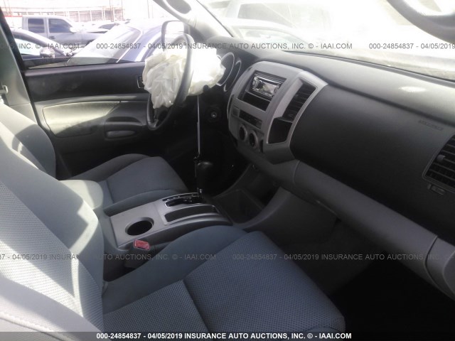 5TEJU62N87Z377156 - 2007 TOYOTA TACOMA DOUBLE CAB PRERUNNER BLUE photo 5