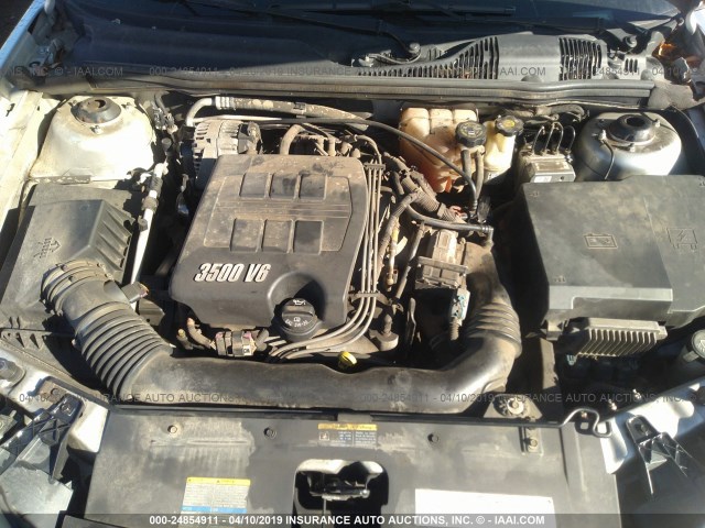 1G1ZT52835F314642 - 2005 CHEVROLET MALIBU LS SILVER photo 10