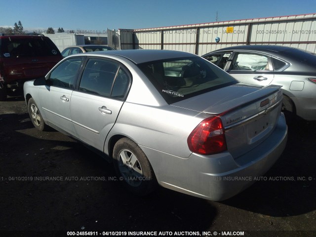 1G1ZT52835F314642 - 2005 CHEVROLET MALIBU LS SILVER photo 3
