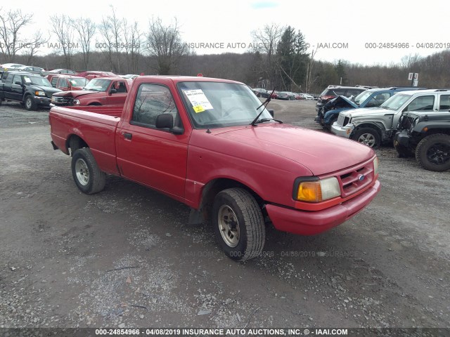 1FTCR10AXSTA60242 - 1995 FORD RANGER RED photo 1