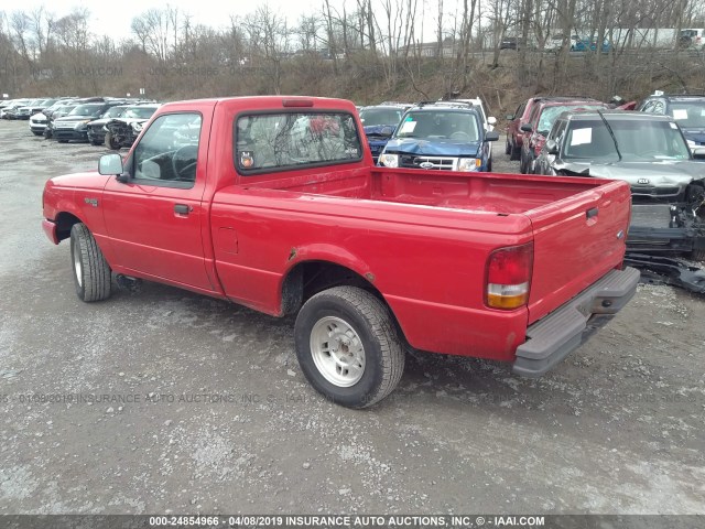 1FTCR10AXSTA60242 - 1995 FORD RANGER RED photo 3