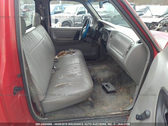 1FTCR10AXSTA60242 - 1995 FORD RANGER RED photo 5