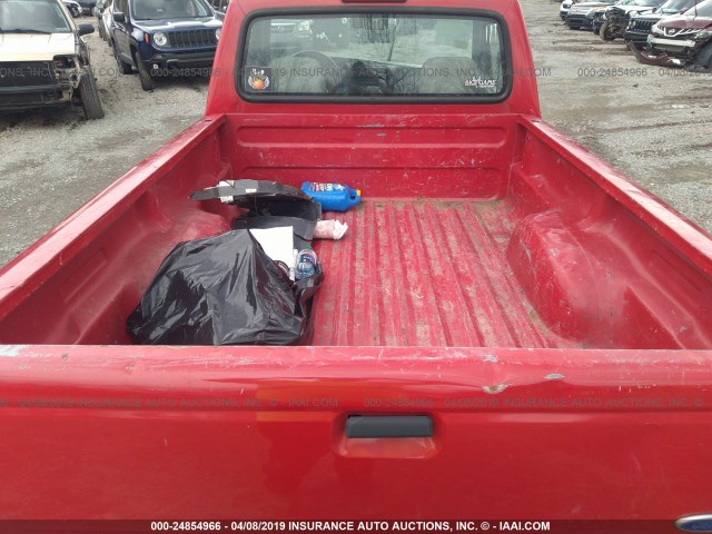 1FTCR10AXSTA60242 - 1995 FORD RANGER RED photo 8