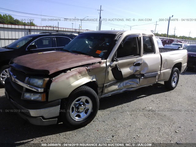 2GCEC19V541161584 - 2004 CHEVROLET SILVERADO C1500 TAN photo 2