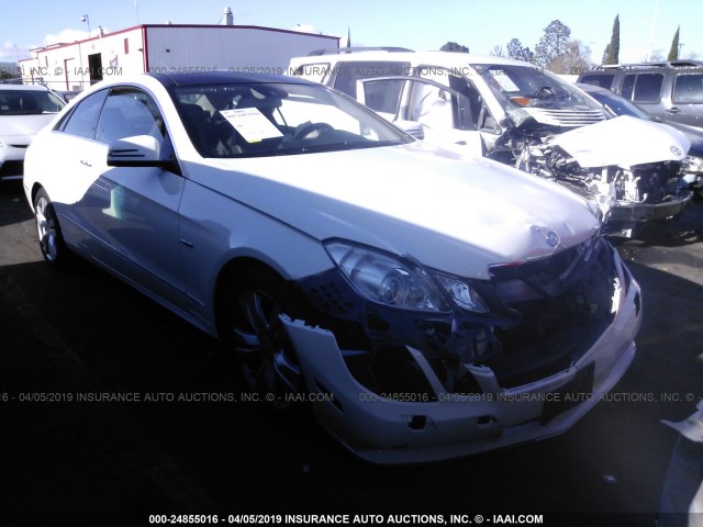 WDDKJ5KB6CF157816 - 2012 MERCEDES-BENZ E 350 WHITE photo 1