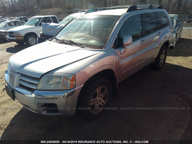 4A4MN31S64E045076 - 2004 MITSUBISHI ENDEAVOR XLS SILVER photo 2