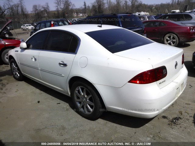 1G4HD57217U152184 - 2007 BUICK LUCERNE CXL WHITE photo 3