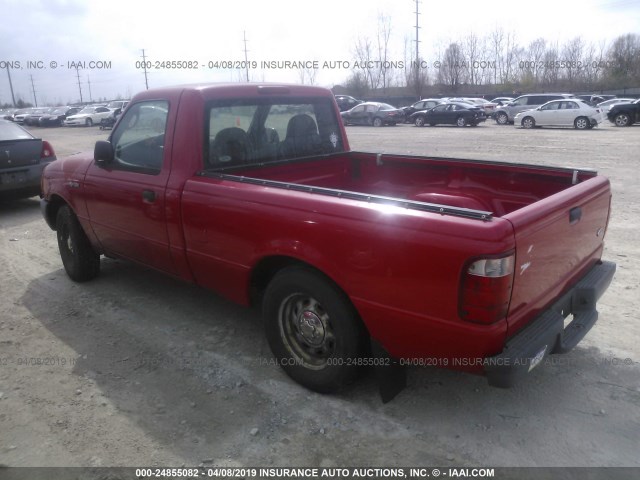 1FTYR10D33PB88543 - 2003 FORD RANGER RED photo 3