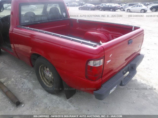 1FTYR10D33PB88543 - 2003 FORD RANGER RED photo 8