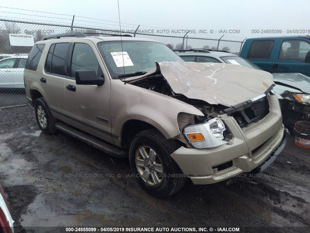 1FMEU72E16UA06365 - 2006 FORD EXPLORER XLS TAN photo 1