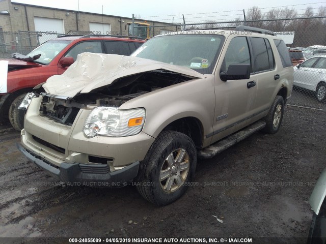 1FMEU72E16UA06365 - 2006 FORD EXPLORER XLS TAN photo 2