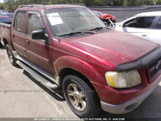 1FMZU67E23UB67114 - 2003 FORD EXPLORER SPORT TR  RED photo 1