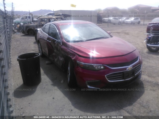 1G1ZH5SX5GF330871 - 2016 CHEVROLET MALIBU PREMIER RED photo 1