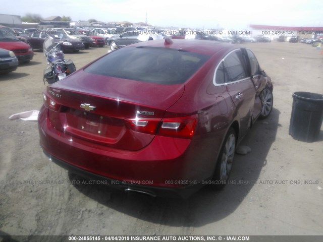 1G1ZH5SX5GF330871 - 2016 CHEVROLET MALIBU PREMIER RED photo 4