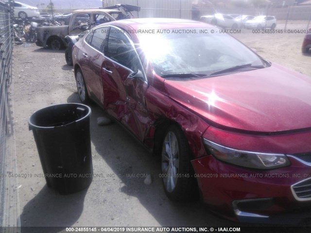 1G1ZH5SX5GF330871 - 2016 CHEVROLET MALIBU PREMIER RED photo 6