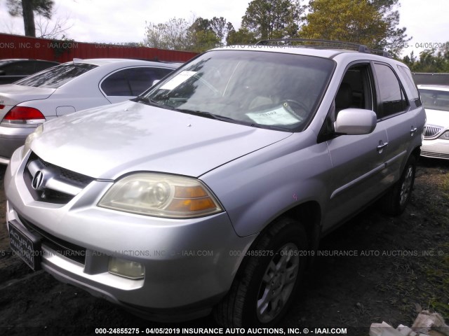 2HNYD18686H502808 - 2006 ACURA MDX TOURING SILVER photo 2