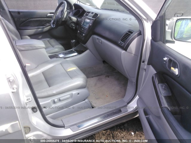 2HNYD18686H502808 - 2006 ACURA MDX TOURING SILVER photo 5