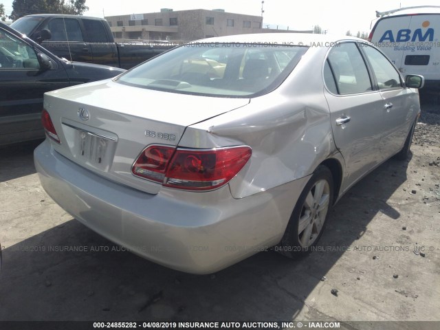 JTHBA30G365160047 - 2006 LEXUS ES 330 SILVER photo 4