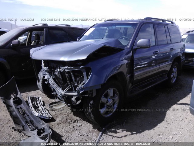 JTEHT05J272103846 - 2007 TOYOTA LAND CRUISER  GRAY photo 2