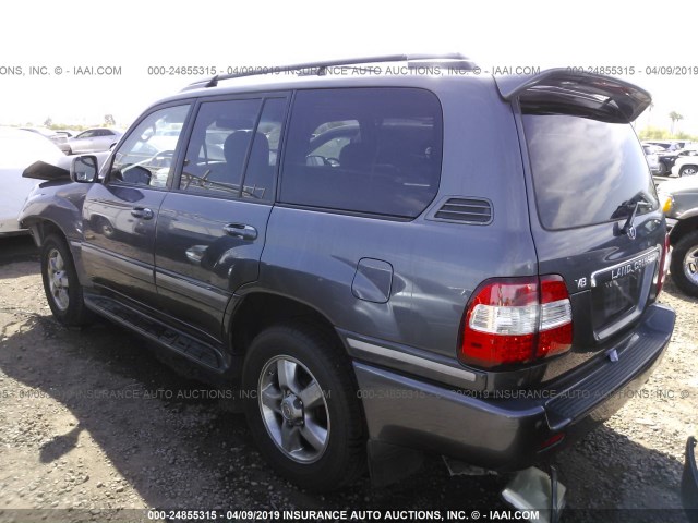 JTEHT05J272103846 - 2007 TOYOTA LAND CRUISER  GRAY photo 3