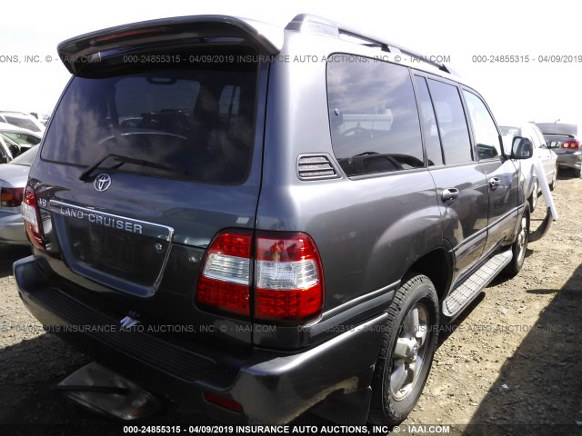 JTEHT05J272103846 - 2007 TOYOTA LAND CRUISER  GRAY photo 4