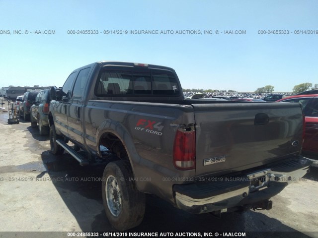 1FTWW31P36EC28608 - 2006 FORD F350 SRW SUPER DUTY GRAY photo 3