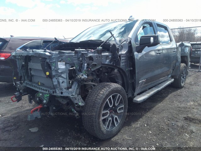 1GTP9EEL4KZ179050 - 2019 GMC SIERRA K1500 AT4 GRAY photo 6