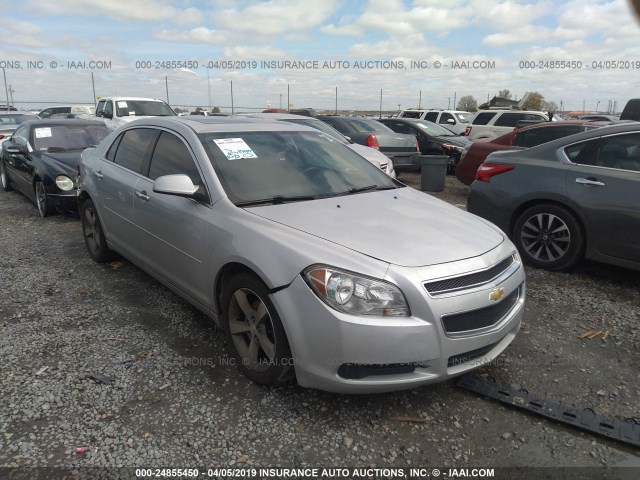 1G1ZD5EU1CF369156 - 2012 CHEVROLET MALIBU 2LT SILVER photo 1