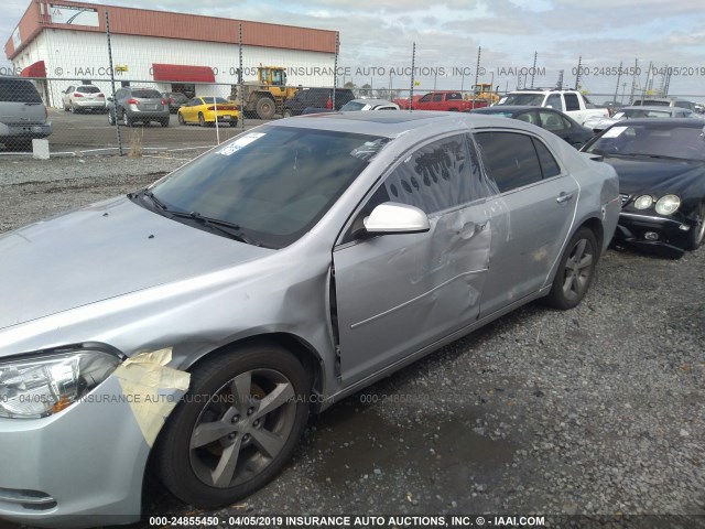 1G1ZD5EU1CF369156 - 2012 CHEVROLET MALIBU 2LT SILVER photo 6