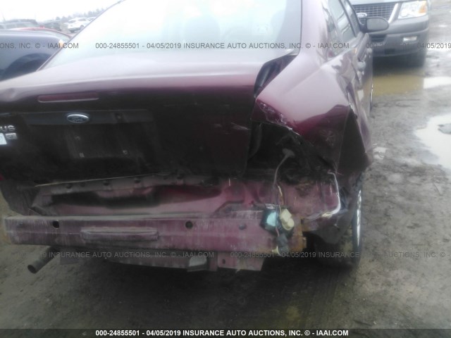 1FAFP34N87W122230 - 2007 FORD FOCUS ZX4/S/SE/SES MAROON photo 6