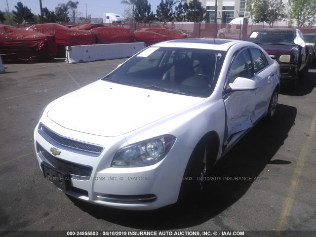 1G1ZD5E02CF338012 - 2012 CHEVROLET MALIBU 2LT WHITE photo 2