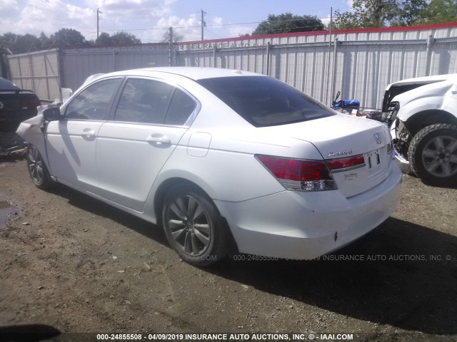 1HGCP2F88BA086920 - 2011 HONDA ACCORD EXL WHITE photo 3