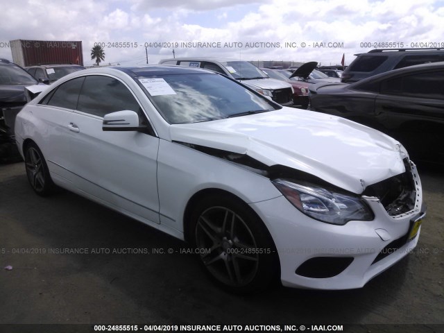 WDDKJ5KB5EF253813 - 2014 MERCEDES-BENZ E 350 WHITE photo 1