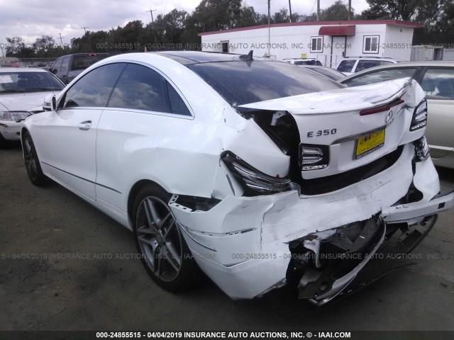 WDDKJ5KB5EF253813 - 2014 MERCEDES-BENZ E 350 WHITE photo 3