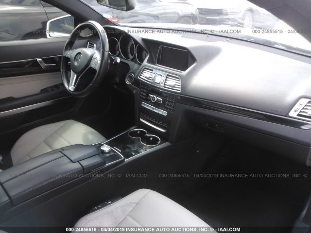 WDDKJ5KB5EF253813 - 2014 MERCEDES-BENZ E 350 WHITE photo 5