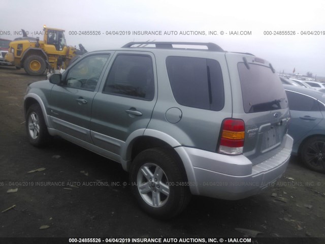 1FMYU49HX7KB88656 - 2007 FORD ESCAPE HEV GREEN photo 3