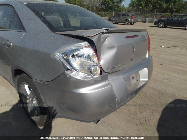 1G2ZH57N984192929 - 2008 PONTIAC G6 GT SILVER photo 6