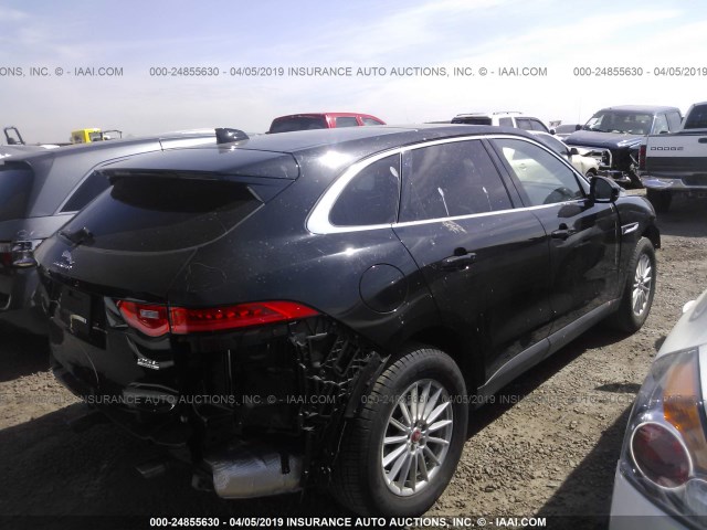 SADCS2FX3KA391878 - 2019 JAGUAR F-PACE BLACK photo 4