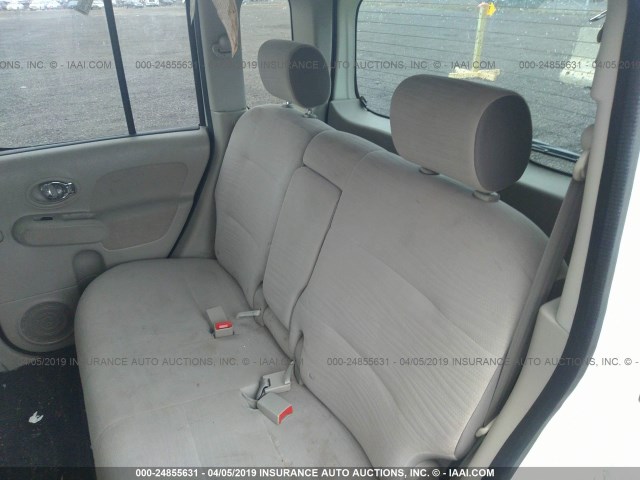 JN8AZ28R69T113217 - 2009 NISSAN CUBE S/SL WHITE photo 8